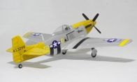 5 CH Sky Flight Hobby Yellow P-51D Mustang 1200mm RC Warbird Airplane PNP