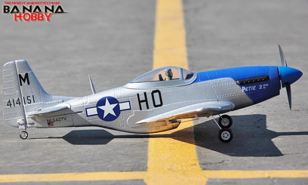 FMS 4 CH Blue Mini P 51D RC Warbird Airplane Parts