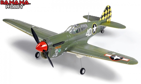 FMS 4 CH Green Mini P 40 Warhawk RC Warbird Airplane Parts