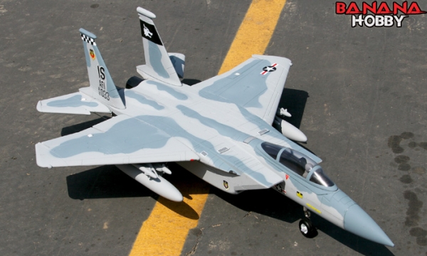 FMS 4 CH Grey Camo F 15E Strike Eagle RC EDF Jet Parts