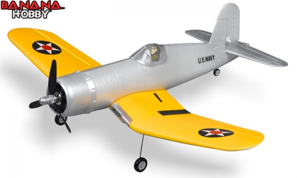 FMS 4 CH Yellow Mini F4U Corsair RC Warbird Airplane Parts