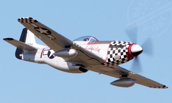 FMS 6 CH Beautiful Doll Giant P51 D Mustang V7 RC Warbird Airplane Parts