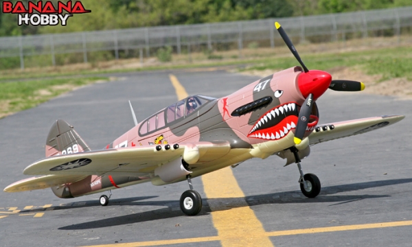FMS 6 CH Camo Giant P 40 Warhawk RC Warbird Airplane Parts