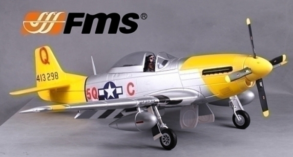 FMS 6 CH Giant Marie P51 D V7 RC Warbird Airplane Parts