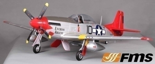 FMS 6 CH Red Tail Giant P51 D Mustang V7 RC Warbird Airplane Parts