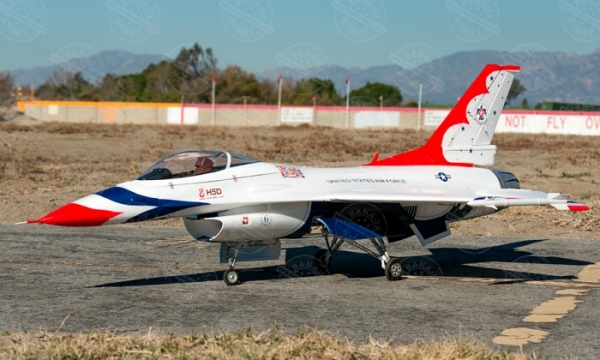 HSD 7 CH Thunderbirds Special Edition F 16 Fighting Falcon 105mm RC EDF Jet Parts