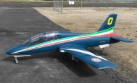 12 CH AeroFoam Tricolor Aermacchi MB-339 105mm V2 PRO RC EDF Jet