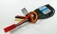 12A Brushless ESC for TopRC 4 CH Yellow Mini P-51D RC Warbird Airplane