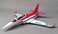 3 CH BlitzRCWorks Red Mini Viper RC EDF Jet