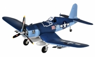 4 CH TopRC Blue Mini F4U Corsair RC Warbird Airplane