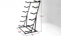 Banana Hobby RC Airplanes Storage Rack System (33.5") for XFly-Model 4 CH Sukhoi Grey Su-27 Twin 50mm RC EDF Jet