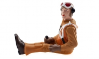 BlitzRCWorks 1:10 Full Body Scaled WW2 Pilot Figure for HSDJETS 4 CH Green Mini P51-D Mustang V2 RC Warbird Airplane