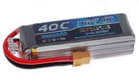 BlitzRCWorks 14.8V 2200mAh 40C LiPo Battery (XT-60 Connector) for Dynam 5 CH Red Beaver DHC-2 1500mm Land/Water RC Trainer Airplane