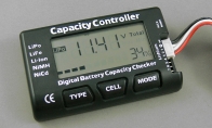 Digital Battery Capacity Checker Tester for Li-Po/LiFe/Li-ion/NiMH/NiCd Batteries for Taft Hobby 6 CH Snake Viper 90mm RC EDF Jet