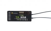 FrSky FrSky 2.4GHz 900MHz Tandem Dual-Band TD SR6 Receiver with 6CH Ports for FrSky Carbon Tandem X20 Pro Dual-Band Telemetry 24-Channel Radio System RC Option
