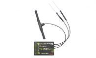 FrSky FrSky 2.4GHz 900MHz Tandem Dual-Band TD SR12 Receiver with 12CH Ports for FrSky Blue Tandem X20S Dual-Band Telemetry 24-Channel Radio System RC Option