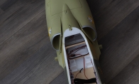 Fuselage w/ Servos for AeroFoam 12 CH Yellow Olive Camo L-39 Albatros 105mm RC EDF Jet