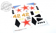 Gray Water Decal Sheet for Sky Flight Hobby 12 CH Super MiG-29 RC EDF Jet