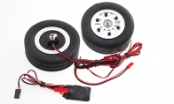 JP Hobby All-In-One Assembled Main Wheel Set (Diameter: 86mm Axle Shaft Size: 8mm) with JP Electric Brake System