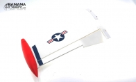Left Wing with gear installed for AF Model 6 CH Thunderbirds Diamond 70mm RC EDF Jet