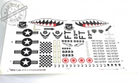 Water Decal Sheet for Sky Flight Hobby 8 CH Super A-10 Warthog Thunderbolt II RC EDF Jet