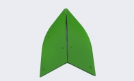 XFly Eagle Winglets - Green for XFLY-MODEL 5 CH Green Eagle Twin 40mm RC EDF Jet