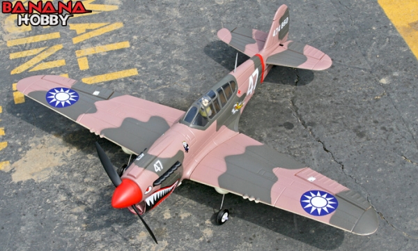 FMS 4 CH Camo Mini P 40 Warhawk RC Warbird Airplane Parts