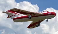 11 CH AeroFoam Red White MiG-17 (Turbine Ready) RC Turbine Jet PNP