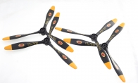 13x5 3-Bladed Propeller Set (2x), LX B-25 for BlitzRCWorks 8 CH Super B-25 Mitchell Bomber RC Warbird Airplane
