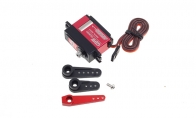 25g 6v Metal Digital Servo for AF Model | Aerofoam 8 CH White/Red MB-339 105mm RC EDF Jet