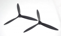 2x 3-Blade Propeller for BlitzRCWorks 5 CH Silver P-38 Lightning V2 RC Warbird Airplane