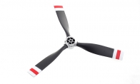 3-Blade Propeller, AF 1100mm (43.3") T-28 for BlitzRCWorks 7 CH Jolly Rogers 1100mm T-28 Trojan RC Warbird Airplane