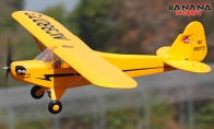 4 CH BlitzRCWorks Yellow Giant J-3 Cub V2 RC Trainer Airplane PNP