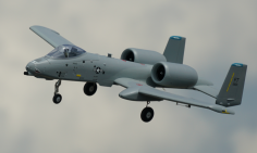 4 CH XFly-Model A-10 Warthog Twin 50mm V2 RC EDF Jet PNP