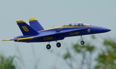 4 CH XFly-Model Blue Angels F/A-18 Hornet Twin 40mm RC EDF Jet PNP