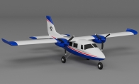 4 CH Xfly-Model Blue P68 850mm RC Glider PNP