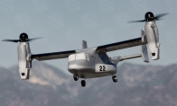 5 CH BlitzRCWorks Military Gray VTOL V-22 Osprey RC Warbird Airplane RTF