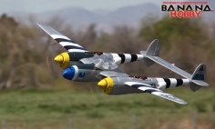5 CH BlitzRCWorks Silver P-38 Lightning V2 RC Warbird Airplane RTF