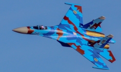 6 CH FlyFans Flanker Camo SU-27 Twin 64mm RC EDF Jet PNP