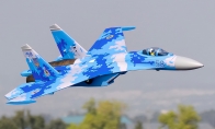 6 CH FlyFans Ukrainian Digital SU-27 Twin 64mm RC EDF Jet PNP