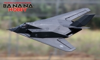 6 CH Sky Flight Hobby F-117 Stealth Fighter V2 RC EDF Jet PNP