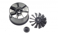 64mm ducted fan 12-blade w/o motor, Flyfans K8, L39, MiG25, Su-27 for FlyFans 6 CH Red Falcon K-8 64mm RC EDF Jet