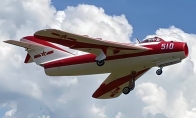 7 CH AF Model Red White MiG-17 90mm RC EDF Jet