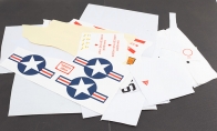 AF Model T-45 Lone Star Decal Sheet for AF Model 12 CH Lone Star T-45 Goshawk RC Turbine Jet