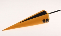 AF Model Yellow Diamond Front Fuselage for AF Model | AeroFoam 8 CH Yellow Diamond RC Turbine Jet