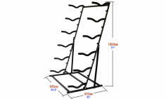 Banana Hobby RC Airplanes Storage Rack System (33.5")