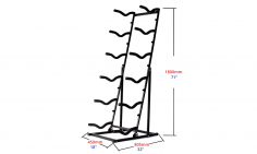 Banana Hobby RC Airplanes Storage Rack System (18")