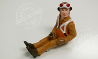 BlitzRCWorks 1:10 Full Body Scaled WW2 Pilot Figure for BlitzRCWorks 9 CH F4U Corsair RC Warbird Airplane