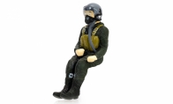 BlitzRCWorks 1:10 Green Full Body Scaled Jet Pilot Figure for BlitzRCWorks 5 CH F-22 Raptor V3 RC EDF Jet