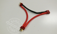 Dean’s (T-Plug) Series Adapter for Double Voltage for BlitzRCWorks 6 CH Red Flight Trainer Master Pro RC Trainer Airplane